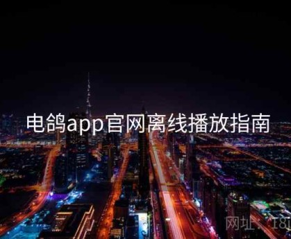 电鸽app官网离线播放指南