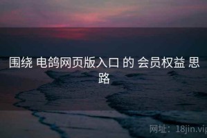 围绕 电鸽网页版入口 的 会员权益 思路