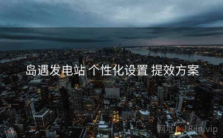 岛遇发电站 个性化设置 提效方案