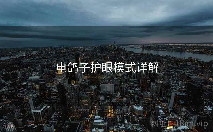 电鸽子护眼模式详解