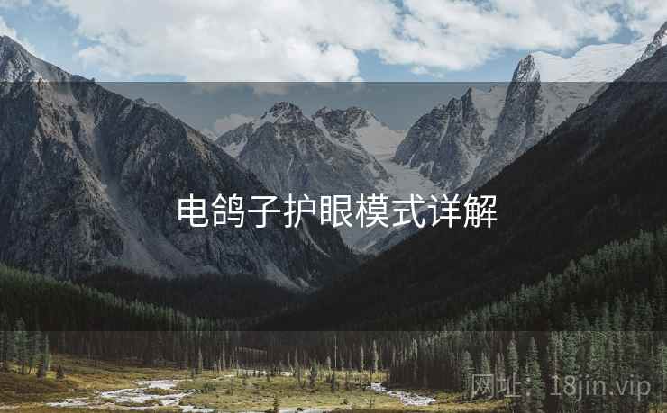 电鸽子护眼模式详解