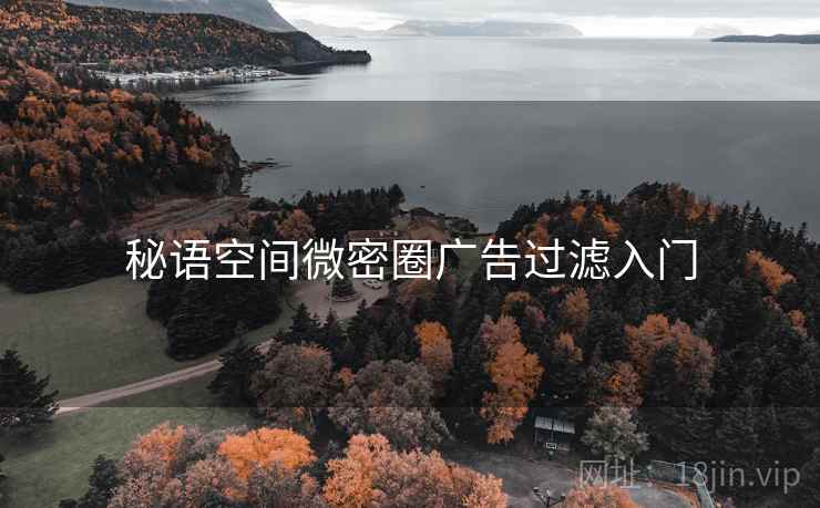 秘语空间微密圈广告过滤入门