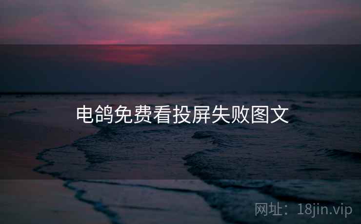 电鸽免费看投屏失败图文