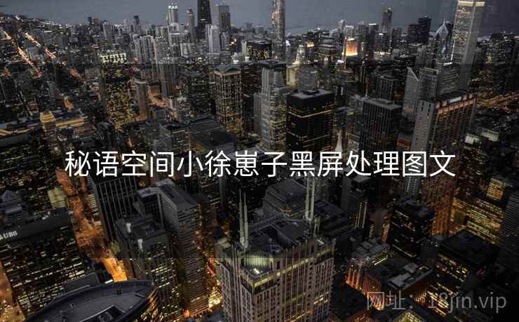 秘语空间小徐崽子黑屏处理图文