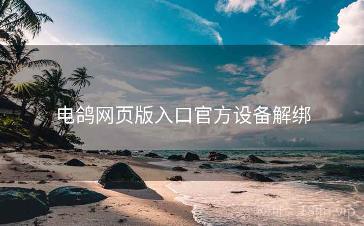 电鸽网页版入口官方设备解绑