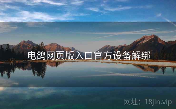 电鸽网页版入口官方设备解绑